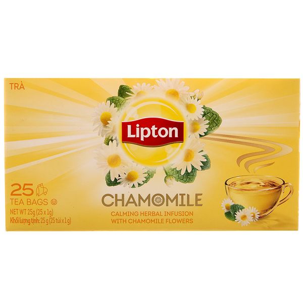  Trà hoa cúc Lipton Chamomile 1g x 25 túi hộp 25g 