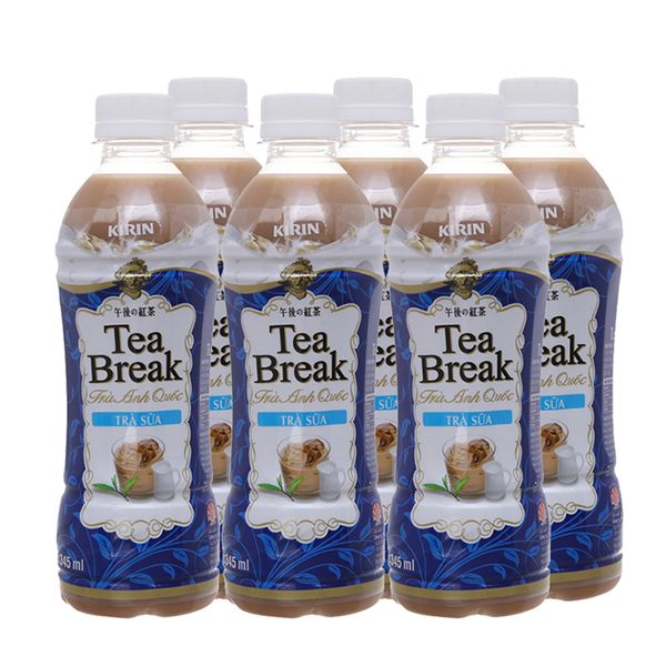  Trà sữa Kirin Tea Break lốc 6 chai x 345ml 