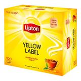  Trà đen túi lọc Lipton nhãn vàng hộp 100 gói x 2g 