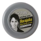  Wax vuốt tóc Gatsby Mat & Hard rất cứng 25g 
