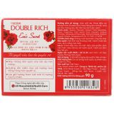  Xà bông cục Double Rich dưỡng ẩm hoa hồng cục 90g 