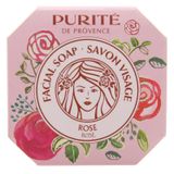  Xà bông cục Purite By Provence rửa mặt hoa hồng cục 75g 