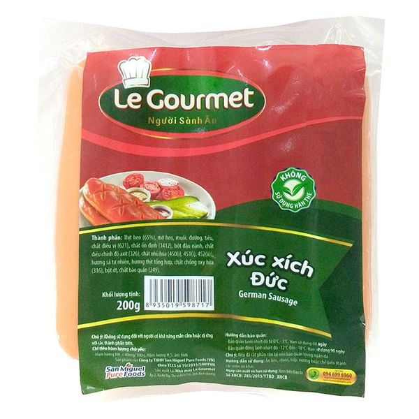  Xúc xích Đức Le Gourmet gói 200g 