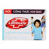  Xà bông cục Lifebuoy mát lạnh tinh chất bạc hà lốc 3 cục x 90g 