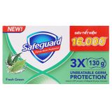  Xà bông cục Safeguard diệt khuẩn thảo mộc thơm mát hộp 3 cục x 130g 