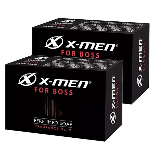  Xà bông X-men for boss bộ 2 cục x 75g 