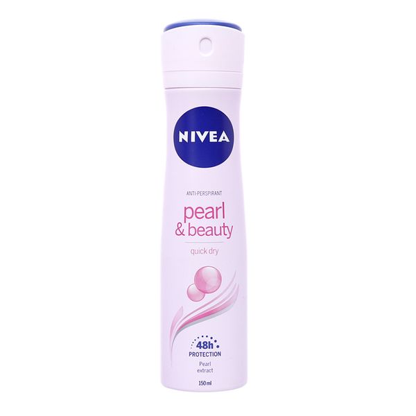  Xịt ngăn mùi Nivea Pearl & Beauty ngọc trai đẹp quyến rũ chai 150ml 