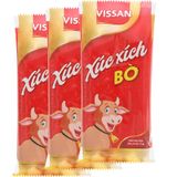  Xúc xích bò tiệt trùng Vissan 4 cây x 70g lốc 3 gói x 280g 