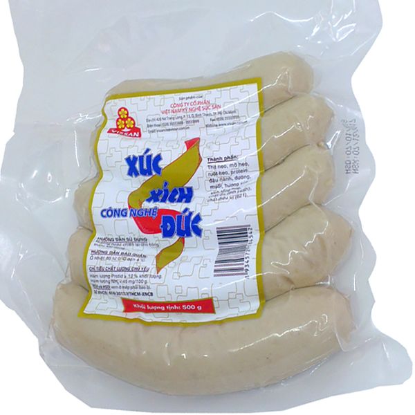  Xúc xích Đức Vissan gói 500 g 