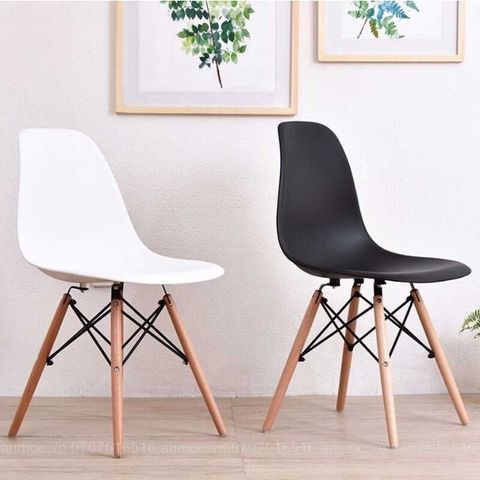  Ghế Eames Không Tay Chân Gỗ A09 