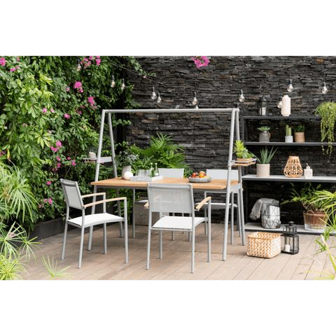  Bàn Ban Công Ngoài Trời Copenhagen-Tipi Mặt Chữ Nhật 156x90 