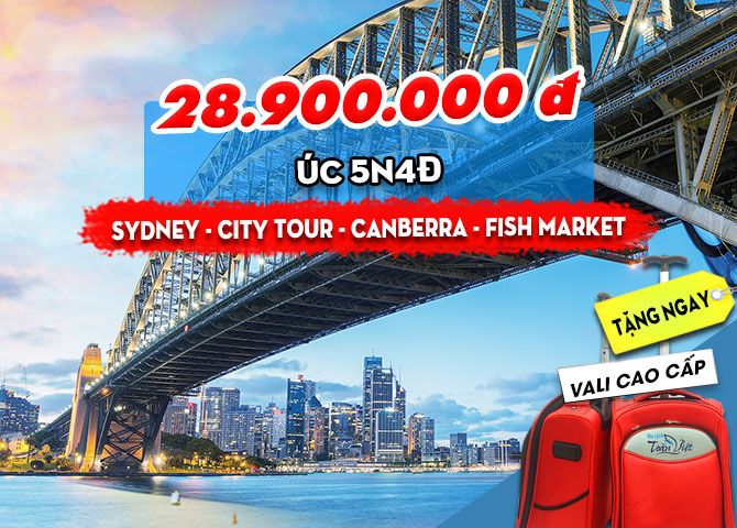 TOUR ÚC: THIÊN ĐƯỜNG MONO SYDNEY (5N4Đ)