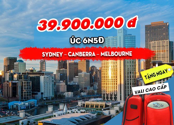 TOUR ÚC: SYDNEY – CANBERRA – MELBOURNE (6N5Đ)