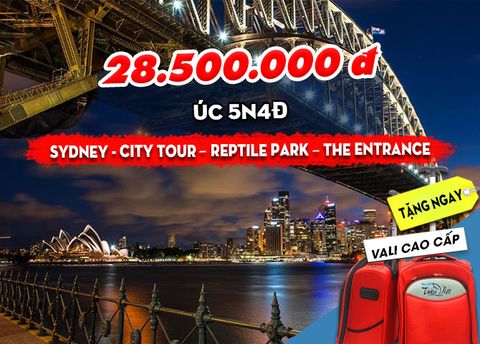  TOUR ÚC: SYDNEY - ĐI VÀ CẢM NHẬN (4N4Đ) 