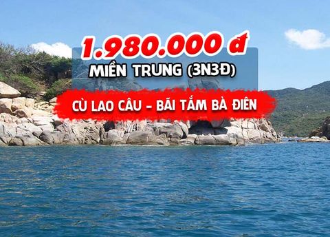  TOUR NINH THUẬN: CÙ LAO CÂU – BÃI TẮM BÀ ĐIÊN (3N3Đ) 