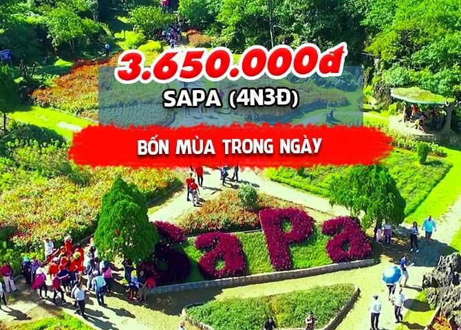 TOUR MIỀN BẮC: SAPA – BỐN MÙA TRONG NGÀY (4N3Đ)