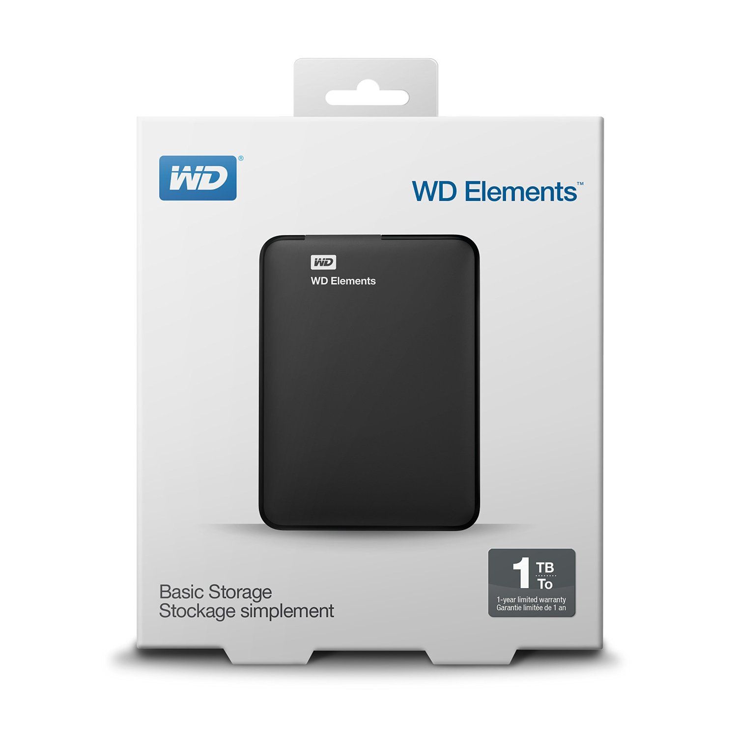 Ổ cứng di động HDD WD Elements Portable 1TB 2.5" USB 3.0 - WDBUZG0010BBK-WESN