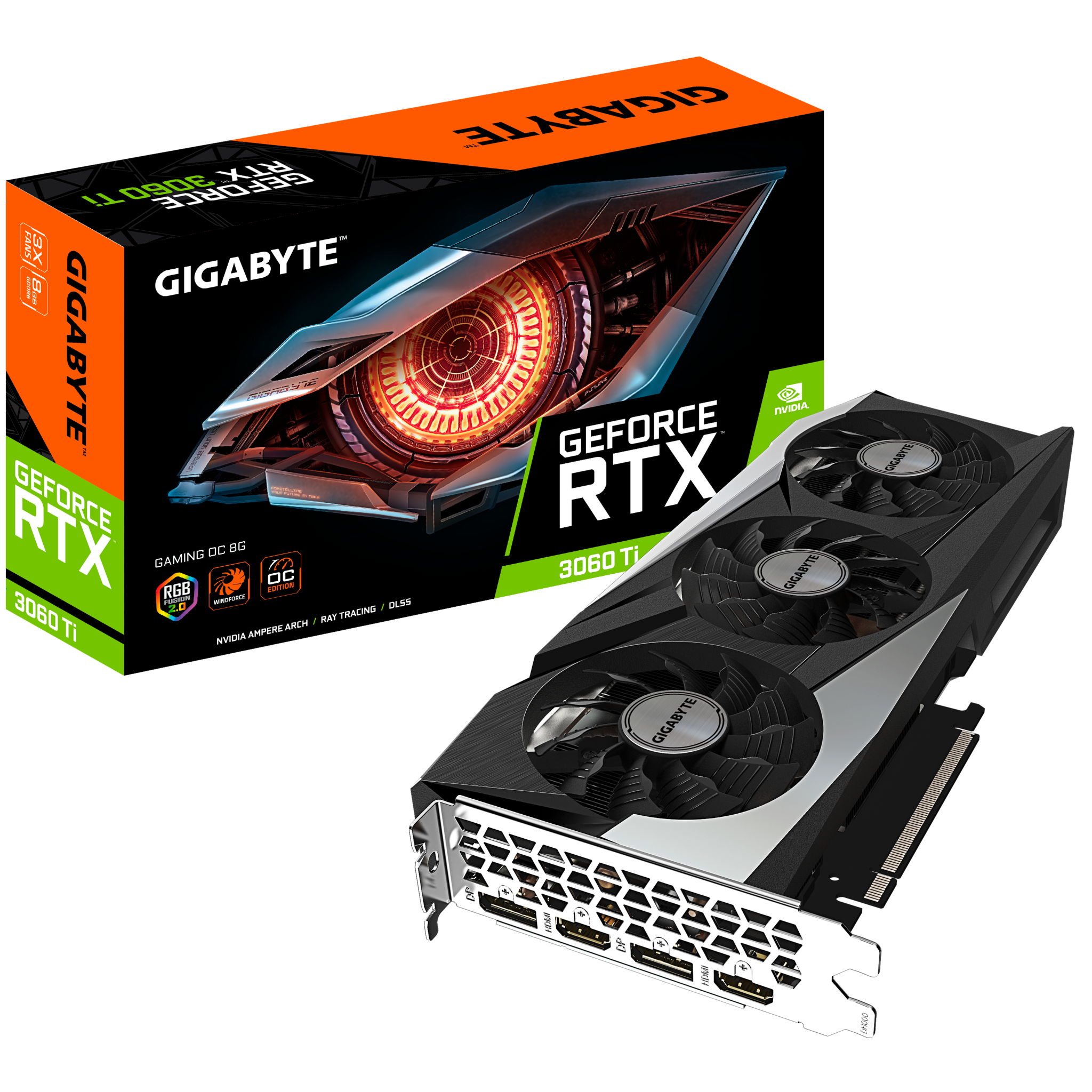 VGA Gigabyte RTX 3070Ti 8G GDDR6X Vision OC (GV-N307TVISION OC-8GD)