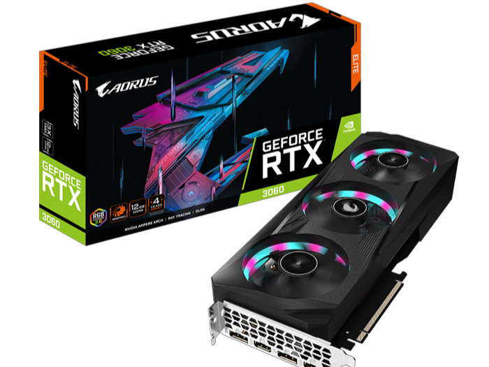 VGA Gigabyte RTX3060 GAMING OC 12G (GV-N3060GAMING OC-12GD)