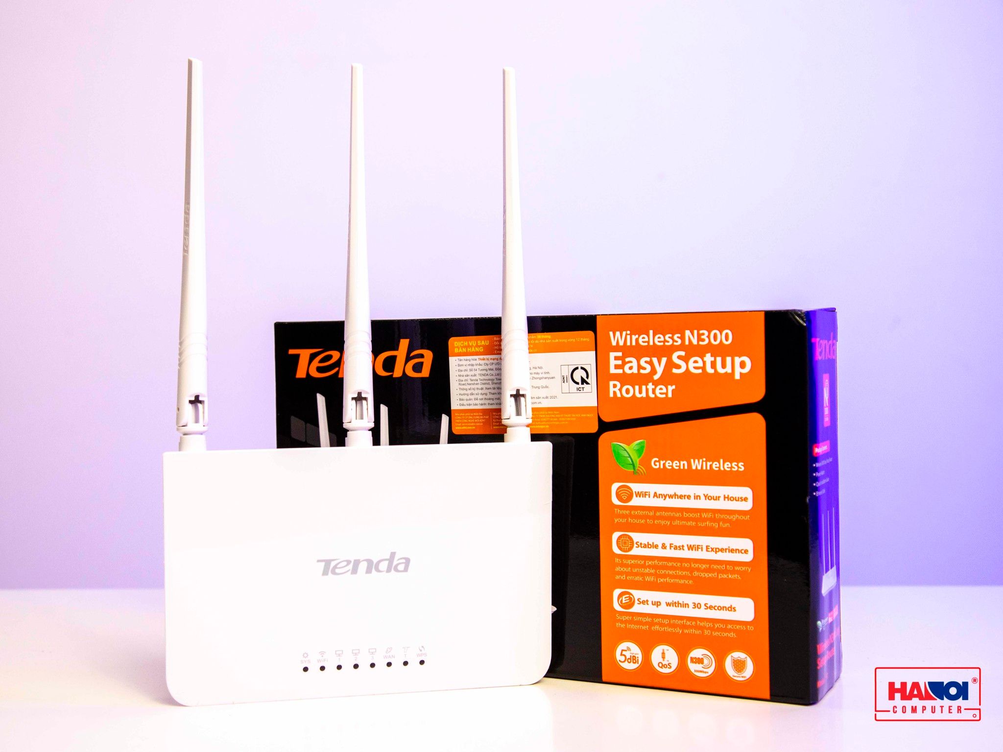 BỘ PHÁT WIFI TENDA F3 WIRELESS N300MBPS