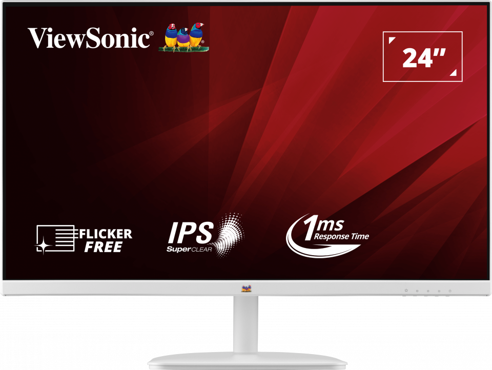 Màn Hình ViewSonic VA2432-H-W (23.8 inch - FHD - IPS - 100Hz - 1ms - FreeSync - EcoMode)