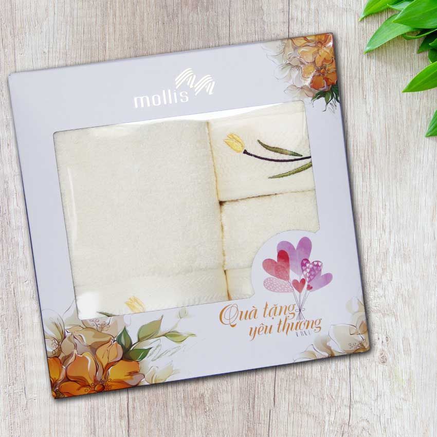 Bộ hộp khăn quà tặng Mollis - P690