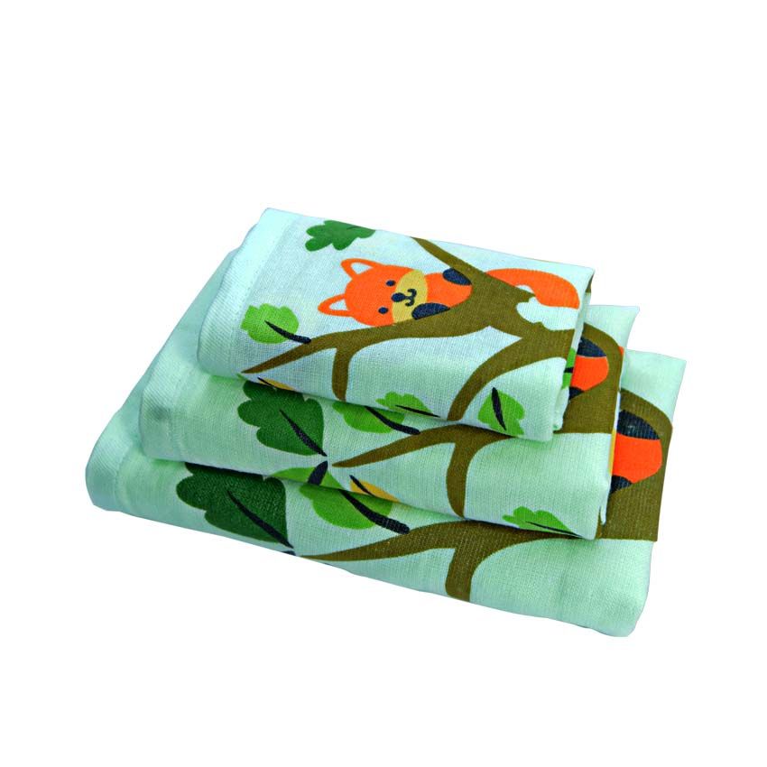 01 khăn tắm trẻ em cotton 2 lớp Mollis BM6A 50 x 100 cm