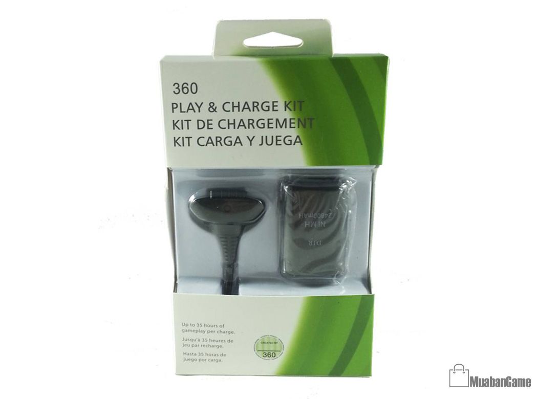 Pin XBox360 Battery with USB Charge Cable