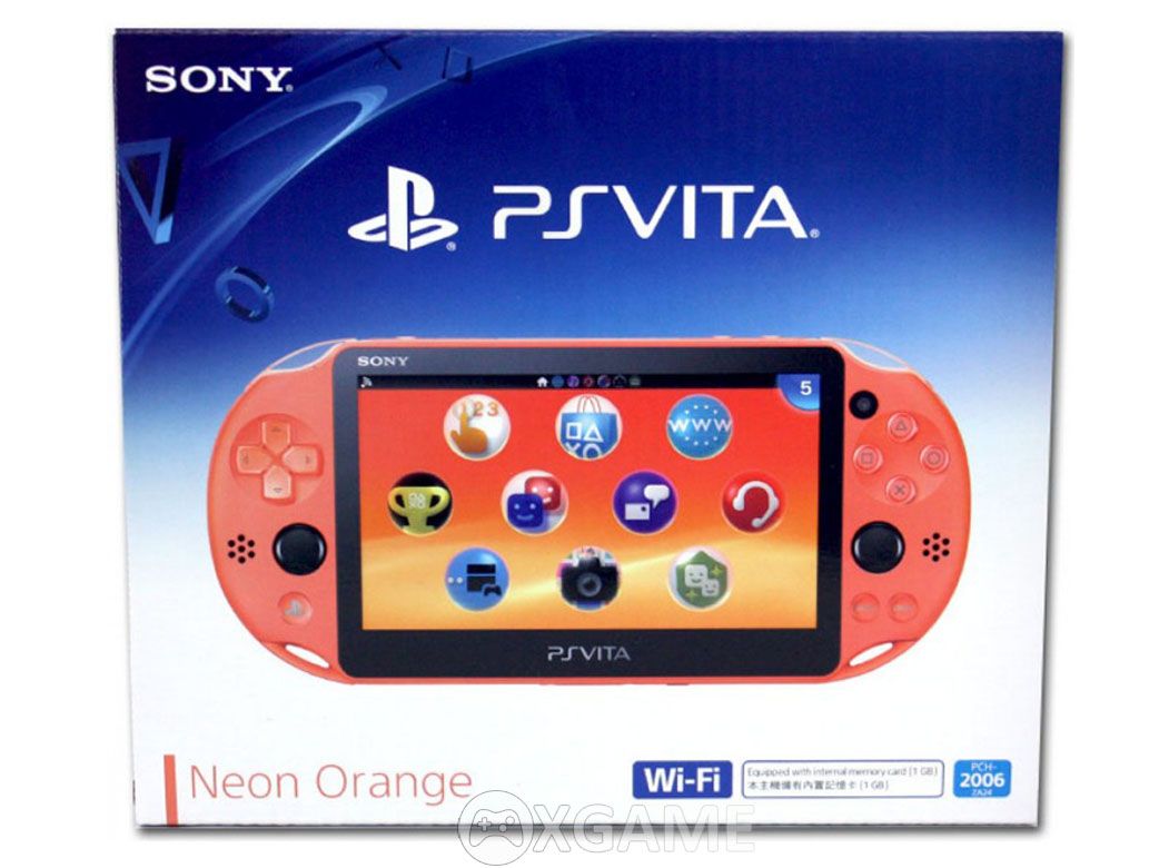 Máy PSVita 2K Orange-Box 32GB-Hacked-LikeNew