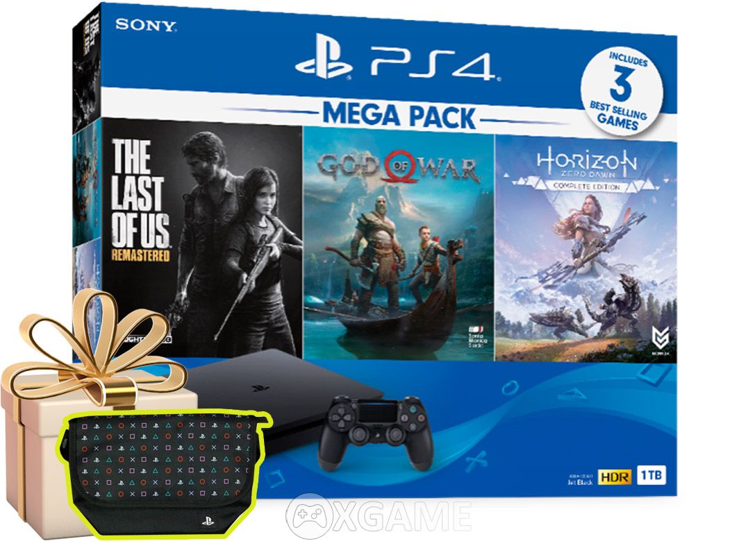 Bộ máy PS4 Slim 1TB MEGA PACK Kèm 3 Game