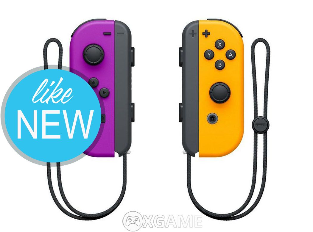 Bộ Joy-Con-Neon Purple/Neon Orange-LikeNew