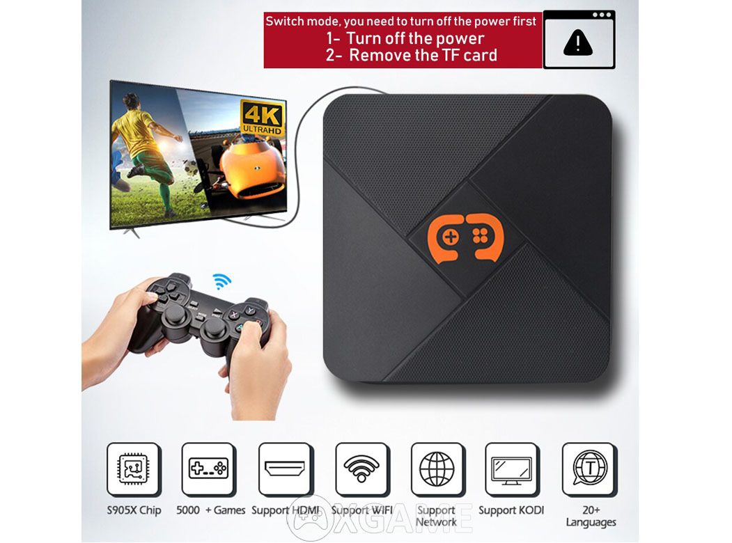 Máy Chơi Game Điện Tử 4 Nút -HDMI-2022 Android 9.1