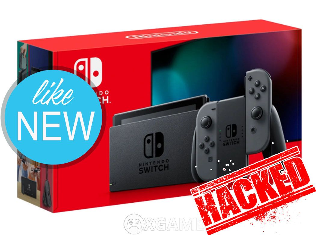 Máy Switch Gray-V2-LikeNew-Hacked 128GB