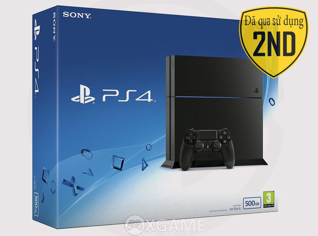 Máy PS4 500GB FAT 1105-2ND-fullBOX-Đen