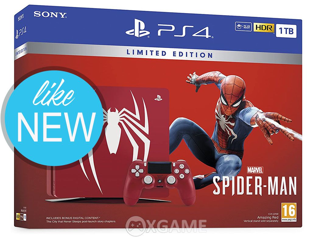 Máy PS4 Pro Limited Edition Spider-Man Bundle-FW9.0