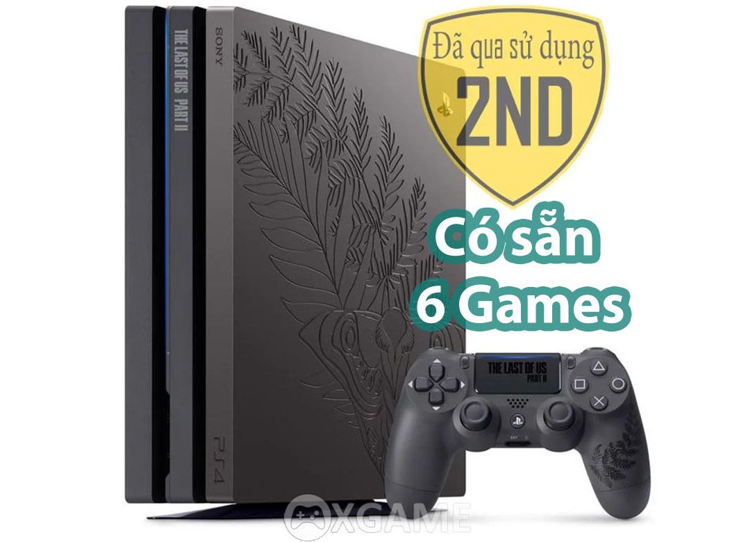 Máy PS4 Pro Limited The Last Of US II-2ND-Kèm 6 games