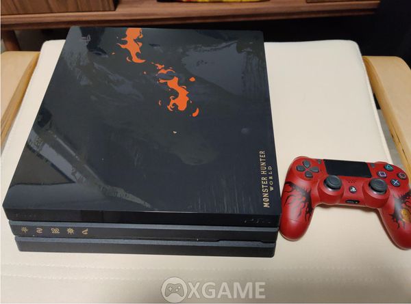 25KM☆PlayStation 4 Pro MONSTER HUNTER: WORLD LIOLAEUS EDITION/モンハン/1TB/中古/モンスターハンターワールドリオレウスエディション PlayStation 4 Pro Monster Hunter World Liolaeus Edition Sony for