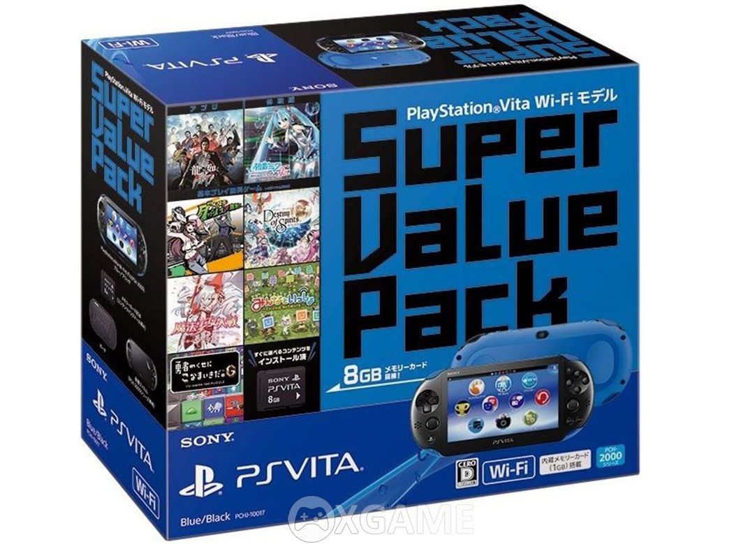 Máy PS Vita 2K HACKED-Super Value Pack-64GB