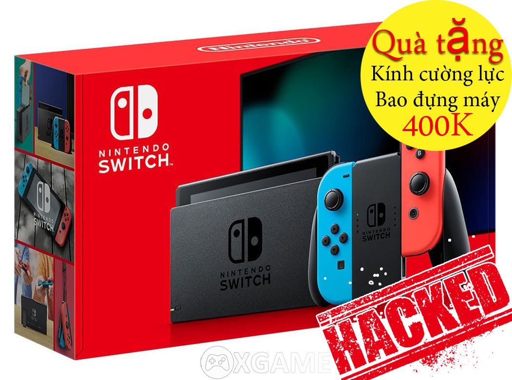 Máy Switch Màu Neon Red Blue-V2-Hacked