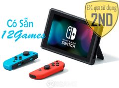 Máy Switch Red-Blue-V1-2ND-128gb-12Games