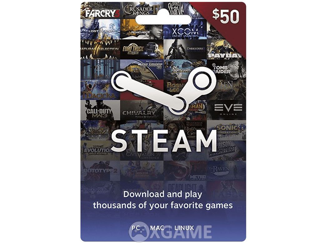 Steam Wallet Code 50$