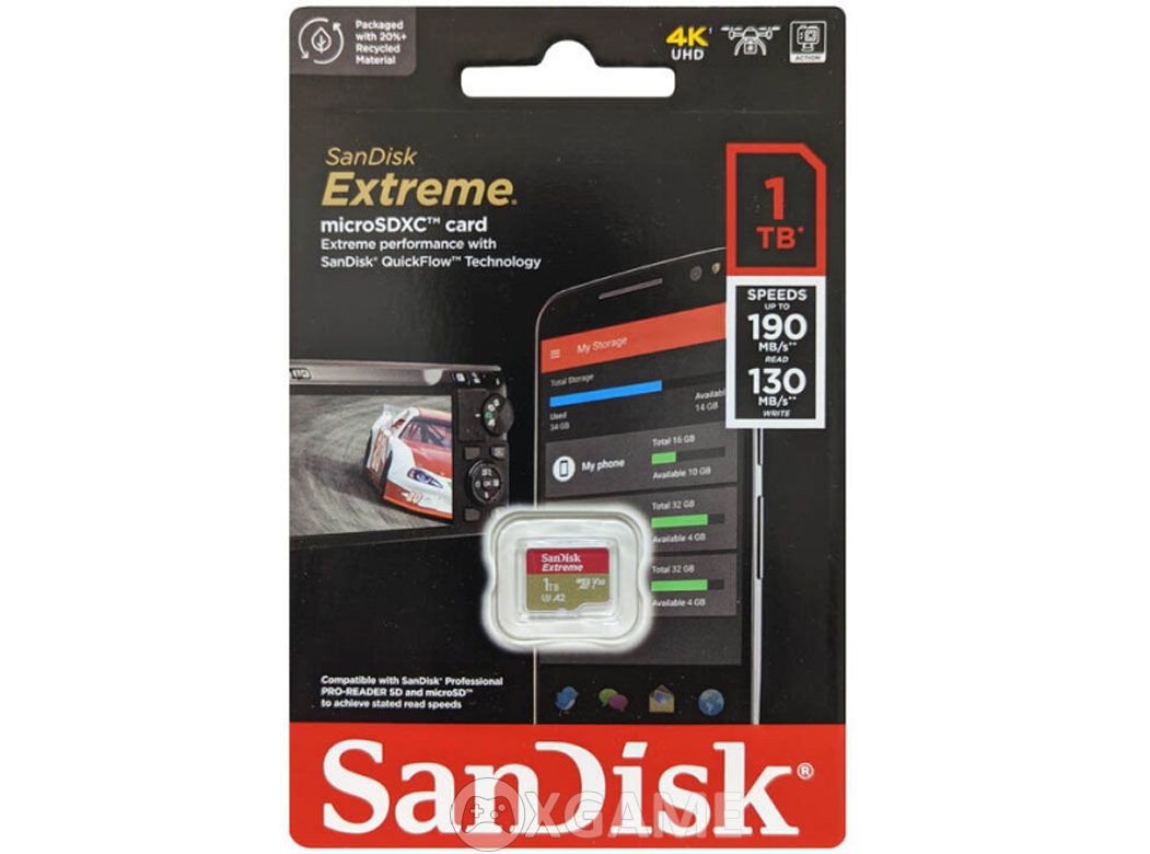 Thẻ nhớ SanDisk Extreme V30 A2 1TB cho Switch-Steam Deck