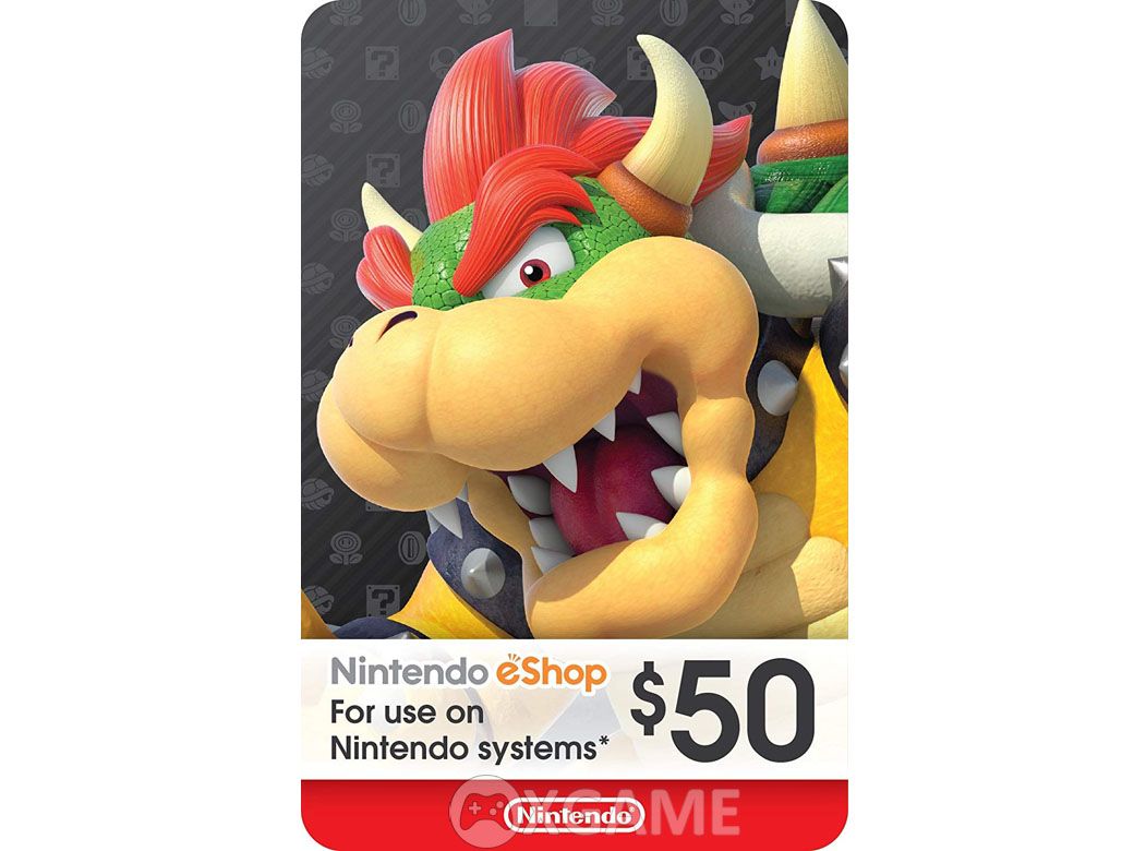 Thẻ eSHOP Gift Card 50$ - US