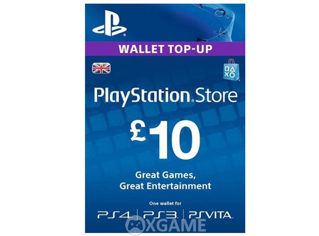 Thẻ PSN 10 GBP - UK