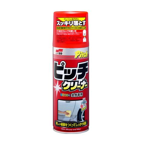 Tẩy Nhựa Đường Thân Xe Ôtô New Pitch Cleaner W-121 Soft99 - Made In Japan