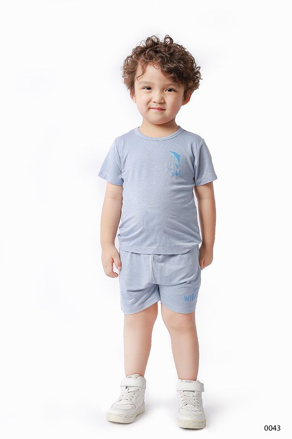 Bộ thun sơ sinh bé trai Rabity 0043