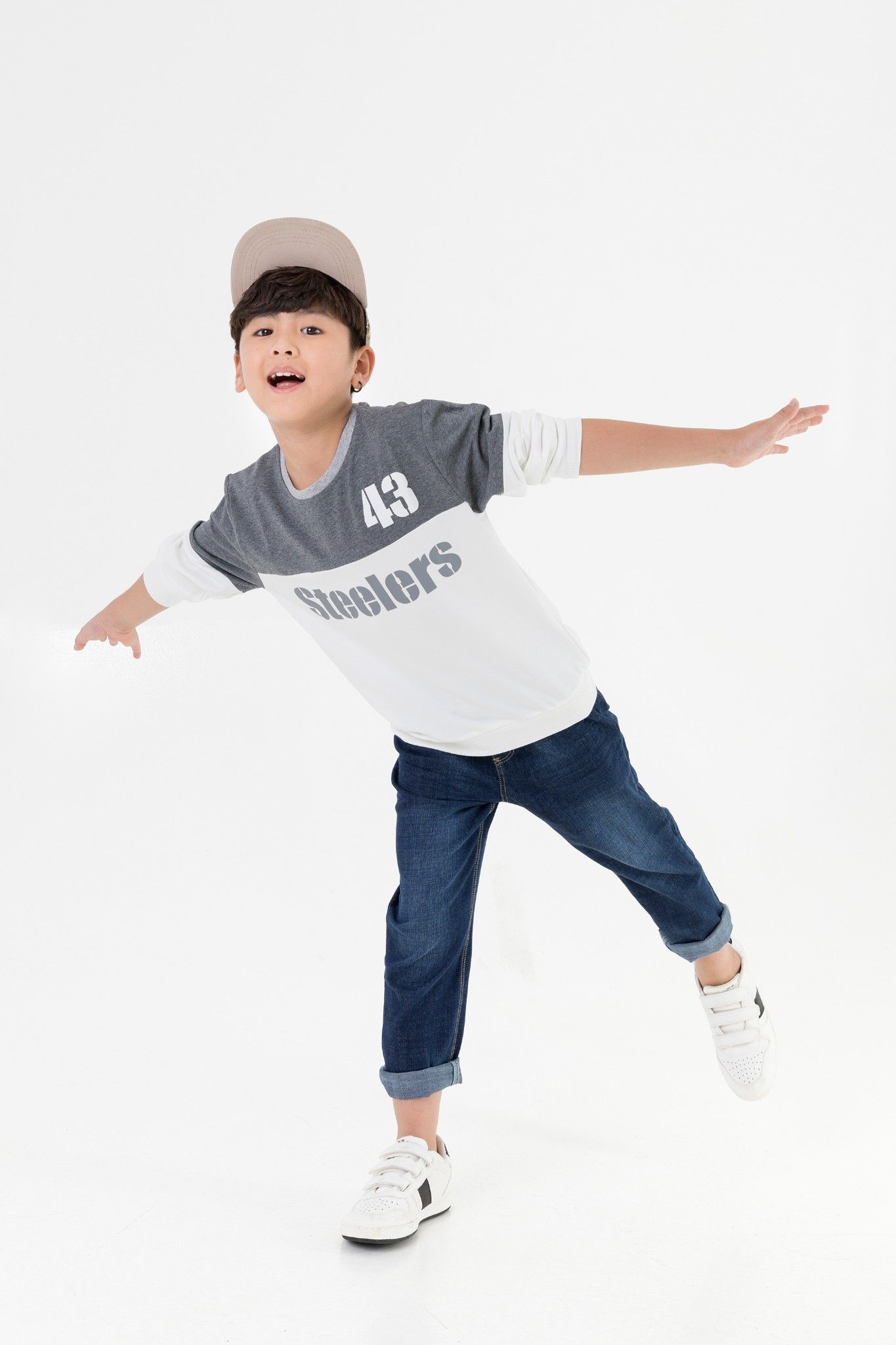 Áo nỉ bé trai dài tay Rabity 9304