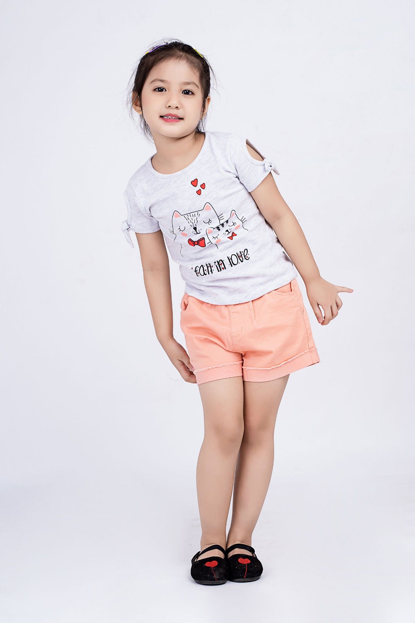 Quần short bé gái Rabity 9091