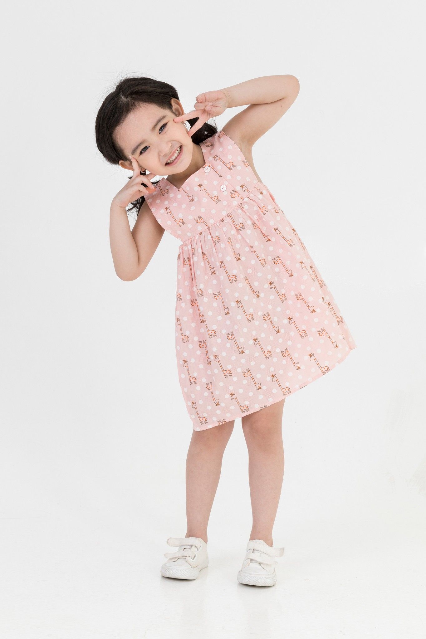 Đầm thô bé gái Rabity 9343
