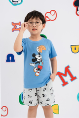 Áo thun ngắn tay bé trai Mickey Rabity 5718.01